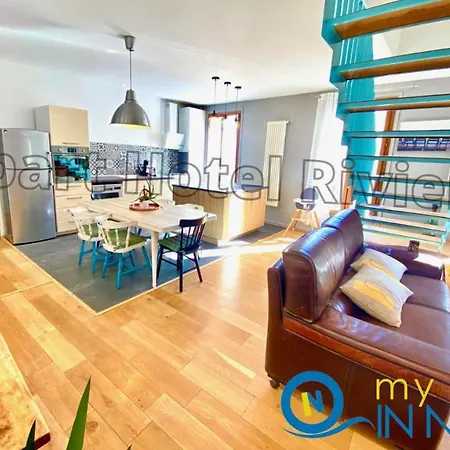شقة Riviera Cote D'azur - Old Port - Amazing Ac Duplex 3 Bedrooms 2 Bathrooms- Duplex Maison Du Port 3*