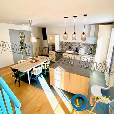 Riviera Cote D'azur - Old Port - Amazing Ac Duplex 3 Bedrooms 2 Bathrooms- Duplex Maison Du Port 3*