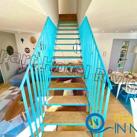 Riviera Cote D'azur - Old Port - Amazing Ac Duplex 3 Bedrooms 2 Bathrooms- Duplex Maison Du Port
