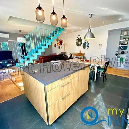Riviera Cote D'azur - Old Port - Amazing Ac Duplex 3 Bedrooms 2 Bathrooms- Duplex Maison Du Port Nice